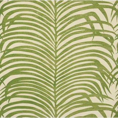 Zebra Palm Sisal Wallpaper — Green