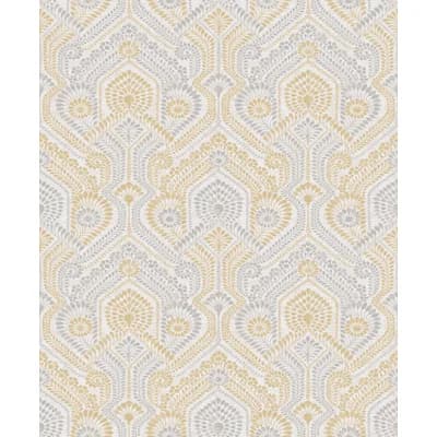Floral Non-Pasted Wallpaper — Yellow