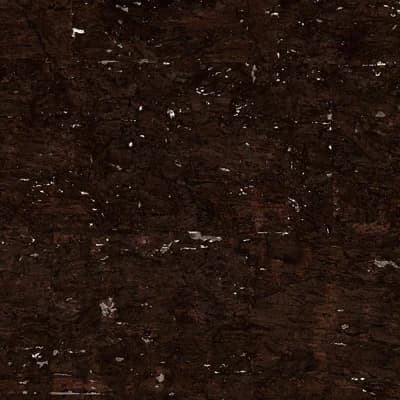 Natural Textures Abstract Non-Pasted Wallpaper Roll — Espresso,Silver