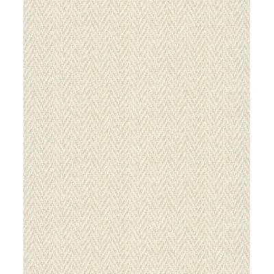 Sisal Weave Texture Wallpaper Roll — Cream