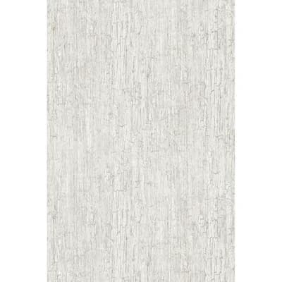 Crackle Non-Pasted Wallpaper Roll — Gray Cream