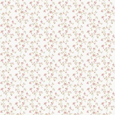 Miniatures 3 Collection Blossom Branch Wallpaper Roll — Pink