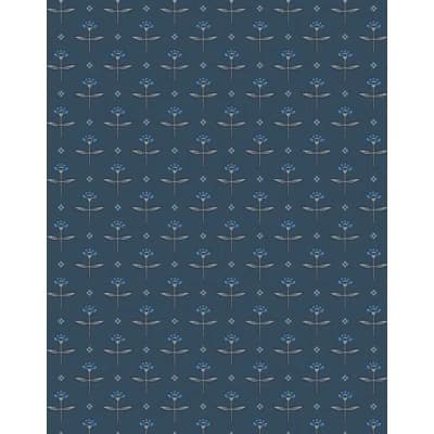 Zinnia Wallpaper | Traditional / Roll - 27" x 30' — Juniper