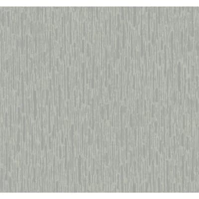 Abstract Non-Pasted Metallic Wallpaper Roll — Pale Green,Silver