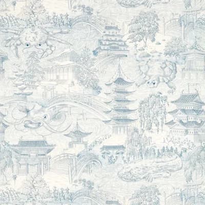 Eastern Palace Wallpaper — Indigo