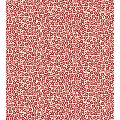 Un Monde Parfait Floral Non-Pasted Matte Wallpaper Double Roll — Rouge