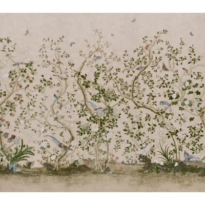 Schumacher X Mary Mcdonald Les Oiseaux Panel Set — Parchment