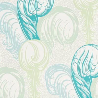 Plumes Wallpaper — Peacock
