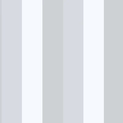Secret Garden Vertical Stripe Design 33' L x 21" W Wallpaper Roll — Gray