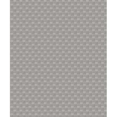 Gray Resource Checkered Non-Pasted Matte Wallpaper Double Roll — Taupe