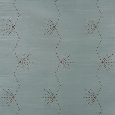 Royère Stripe Sisal Wallpaper — Blue