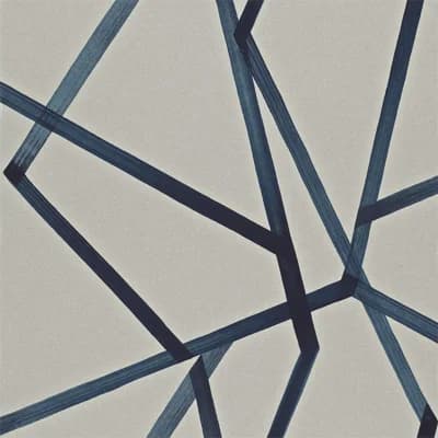 Sumi Wallpaper — Linen,Indigo