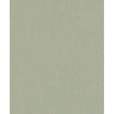 Eden Plain Linen Texture 33' L X 21" W Wallpaper Roll — Sage Green