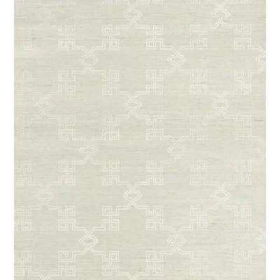 Kingsley Grass Cloth Non-Pasted Wallpaper Roll — Haze