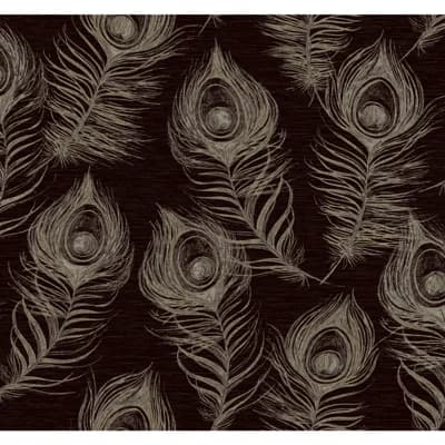 Non-Pasted Wallpaper Roll — Black