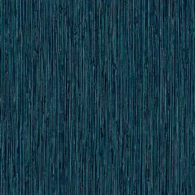 Grasscloth Non-Pasted Metallic Wallpaper Double Roll — Teal