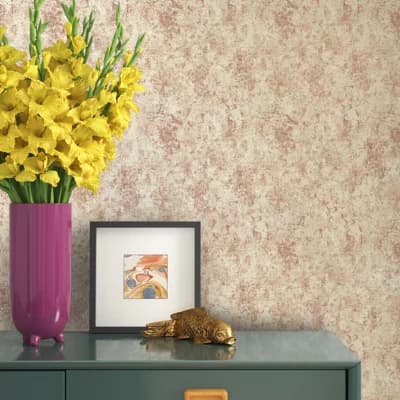 Selah 33' L x 20.5" W Peel and Stick Wallpaper Roll — Rose