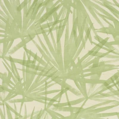 Sunlit Palm Sisal Wallpaper — Green